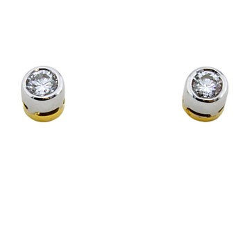 18ct Gold Diamond 0.20cts Stud Earrings